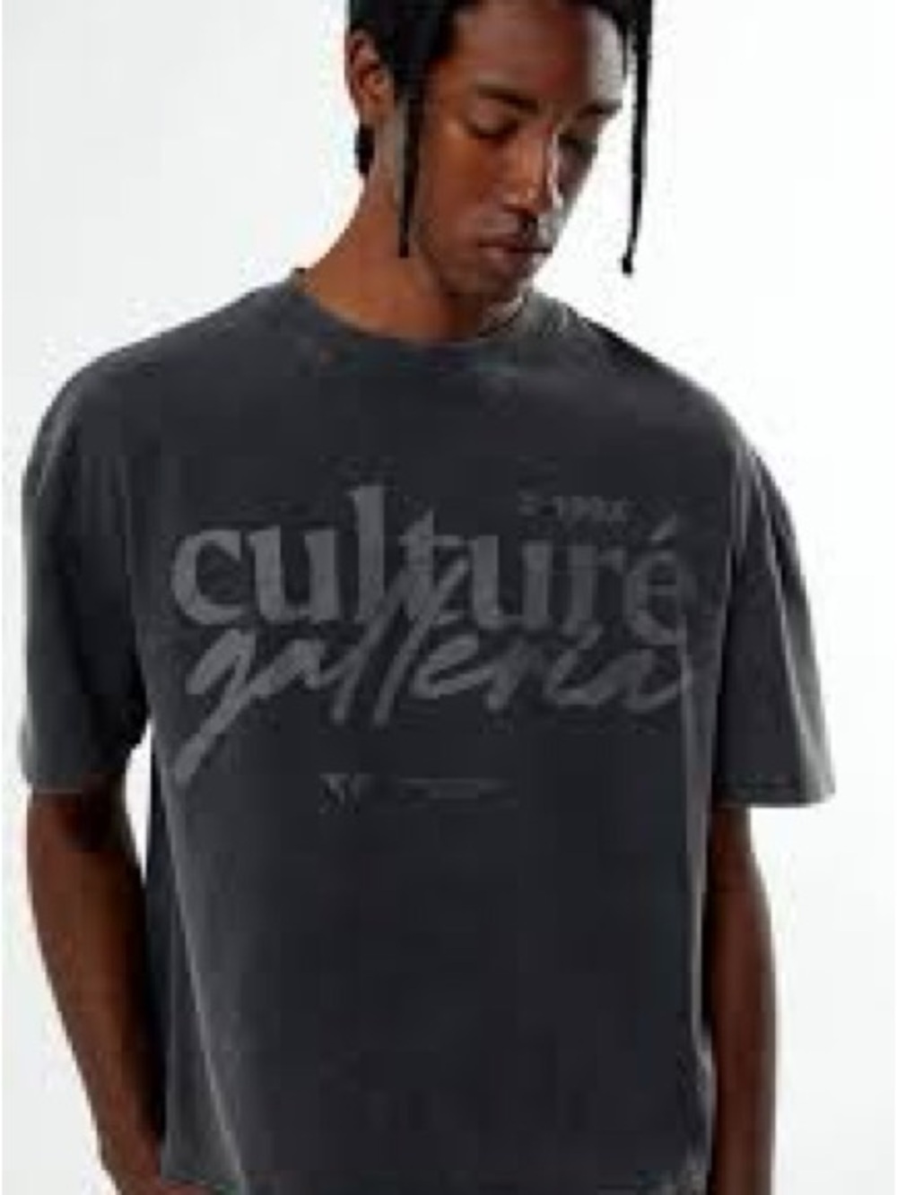 PacSun Washed Black Graphic Tee